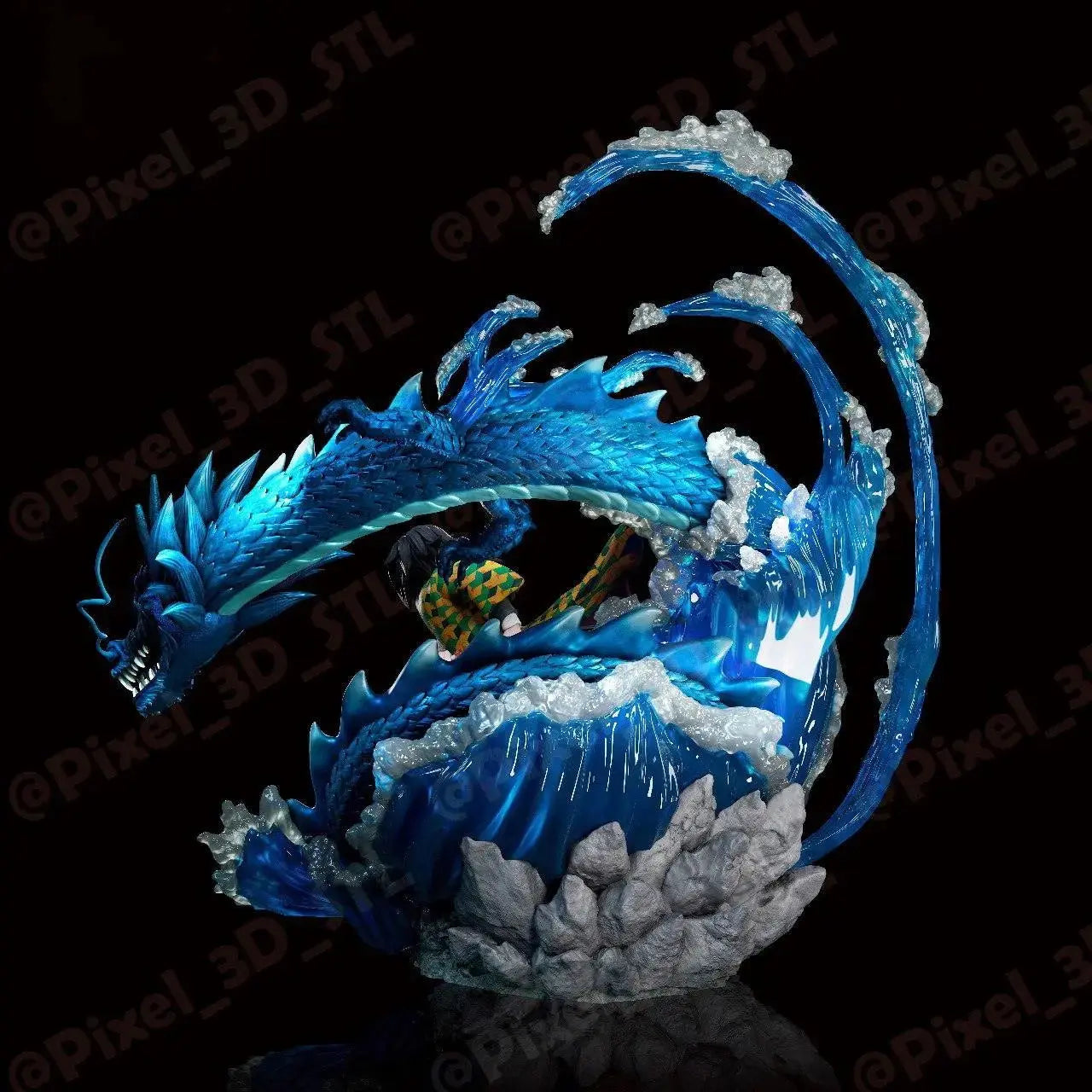 Tomioka Demon Slayer 3D Print file Printable model STL Model - Digital Download - i3dyou