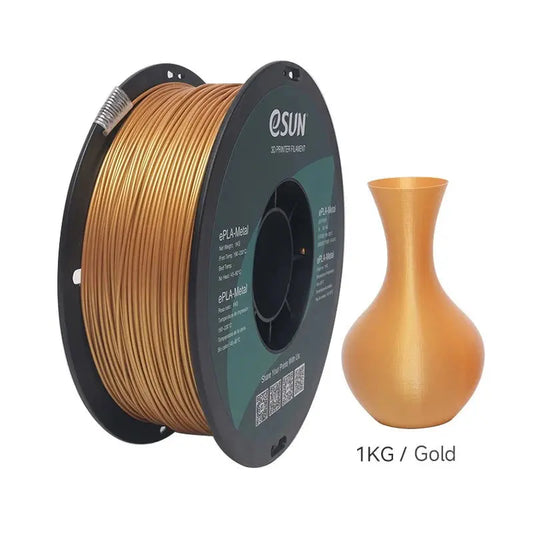 eSUN Metal PLA 3D Printer Filament 1.75MM Metallic Finish PLA 1KG (2.2 LBS) Spool 3D Printing Material For 3D Printers Metal PLA - i3dyou