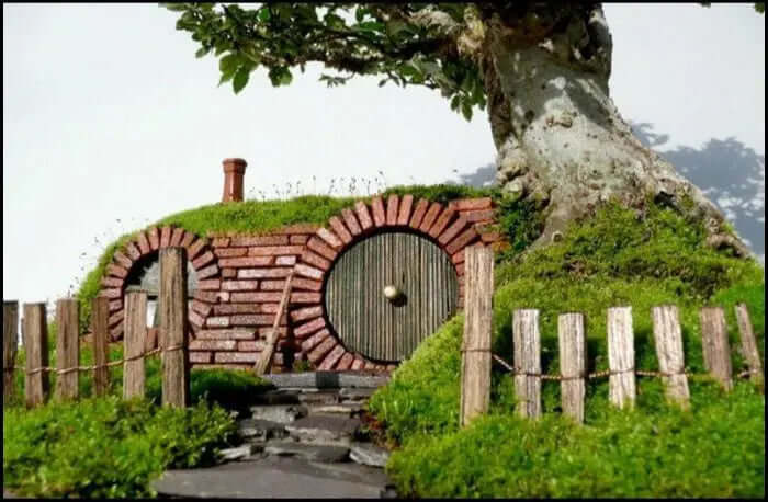 Hobbit Hole Miniature diorama 3d printable file i3dyou