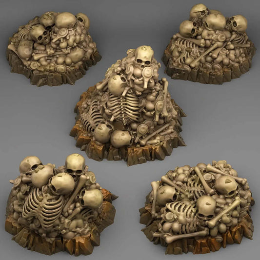 Miniature Human Bones diorama 3d printable model file i3dyou