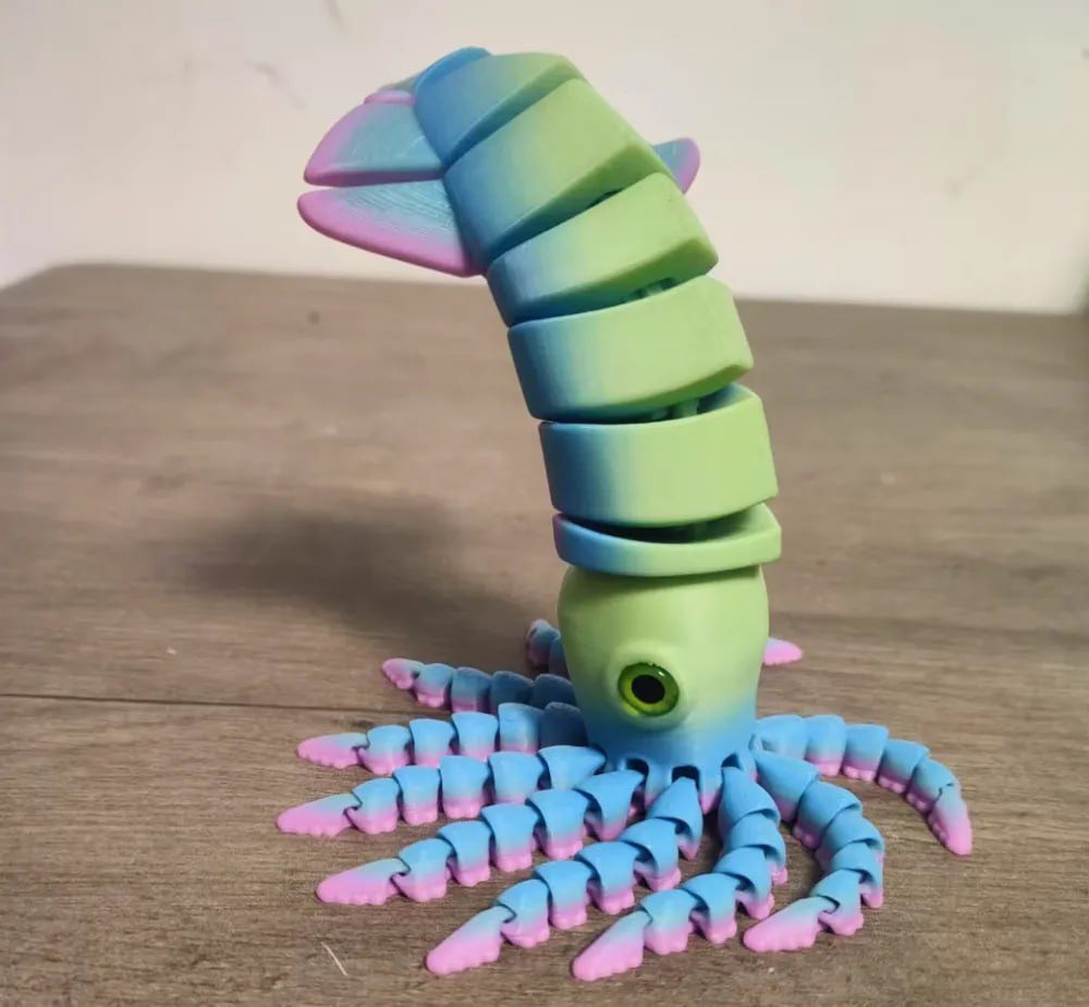 Flexi octopus 3d printable file i3dyou