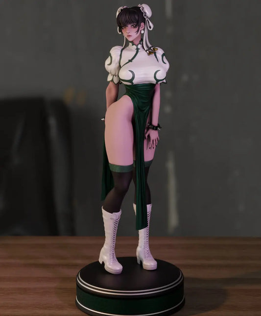 Street Fighter Chun-Li figurine 3d printable file i3dyou
