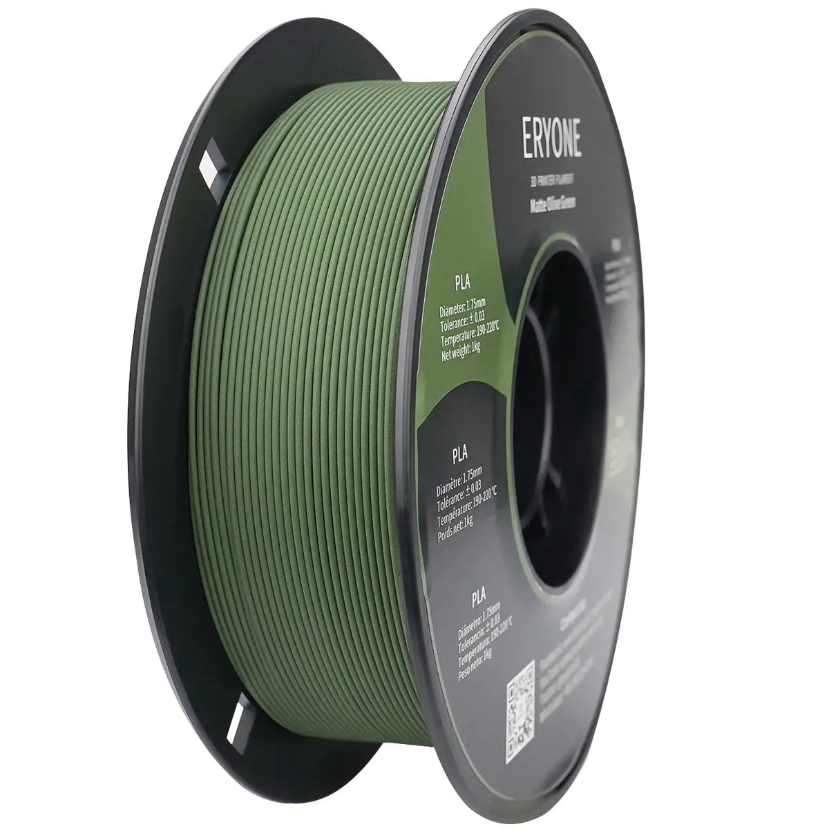 ERYONE Matte PLA Filament 1KG Spool 1.75mm 1.45 Density (g/cm3) Matte PLA Filament For FDM 3D Printer Fast Free Shipping i3dyou