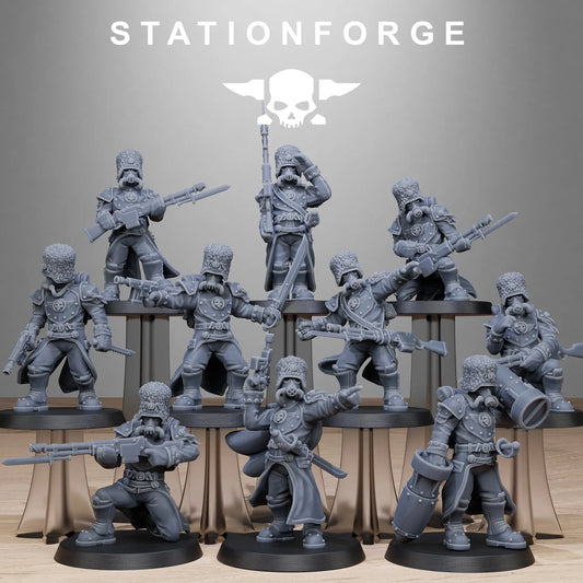 Free Guard Infantry by StationForge Miniatures 3d printable file i3dyou