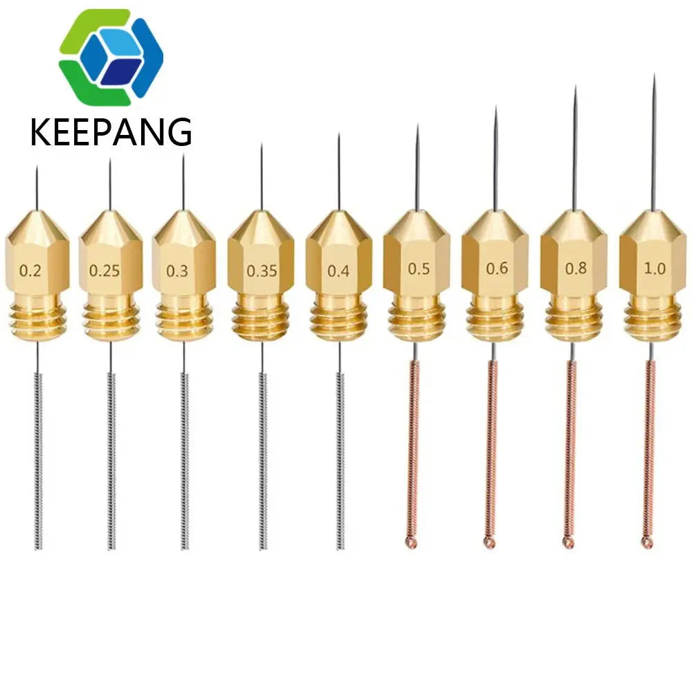 10ps Stainless Steel Cleaning Needle Nozzle for Drills 0.2/0.3/0.4/0.5/0.6-1.2mm PCB Drill Bit Drill 3D Printer Parts - i3dyou