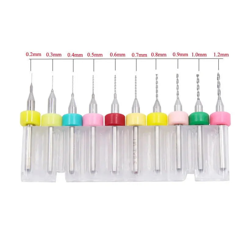 10ps Stainless Steel Cleaning Needle Nozzle for Drills 0.2/0.3/0.4/0.5/0.6-1.2mm PCB Drill Bit Drill 3D Printer Parts - i3dyou