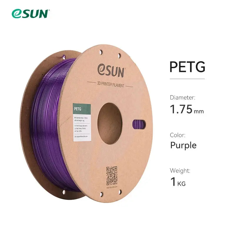 eSUN PETG Filament 1.75mm,3D Printer Filament PETG Accuracy +/- 0.05mm,1KG 2.2LBS Spool 3D Printing Materials for 3D Printers - i3dyou