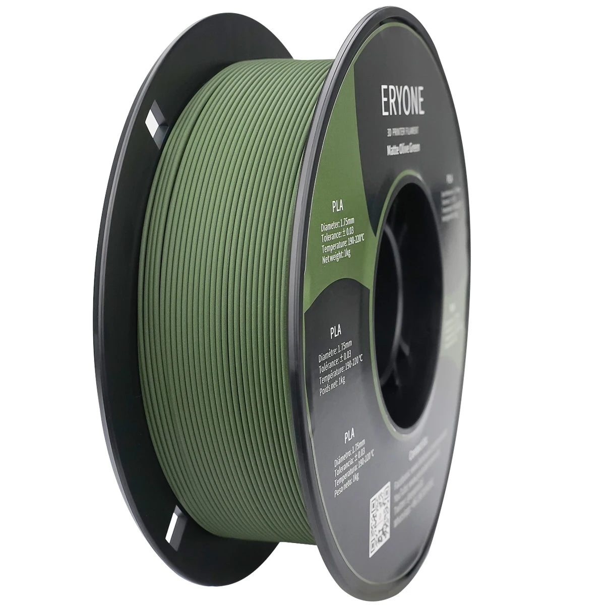 ERYONE PLA Matte Premium Filament 3D Print,Multicolor Available,big sale 1kg pla matte filament,New Style,1KG/Spool