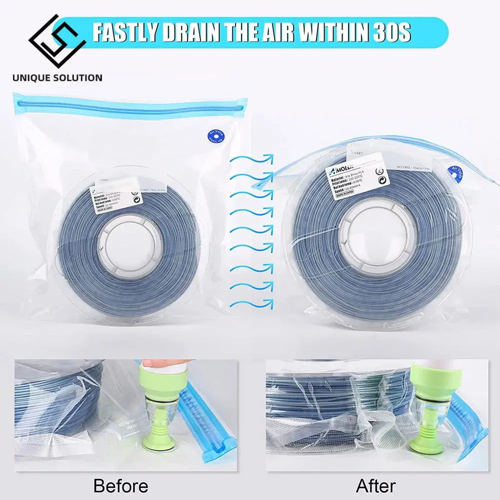 30Bag Filament Storage Bag 3D Printer PLA/ABS/TPU Filament Dryer Safekeeping Humidity Resistant For 3D Printer Parts - i3dyou