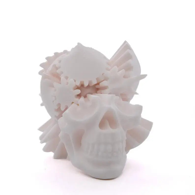 3D Print file Gear Skull Rotating Puzzle Design Printable file - i3dyou