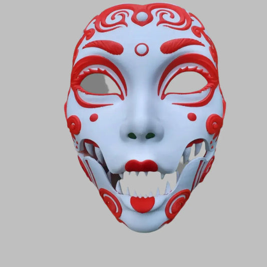 3D Print file Nightmare Geisha Mask - i3dyou