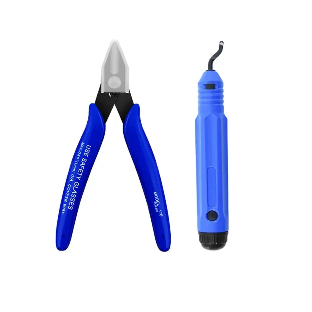 3D Printer Tool Kit Trimming Knife Scraper Cleaning Needle Tweezers Pliers Scraper Basic Deburring Tools Kit DIY 3D Printer Part - i3dyou