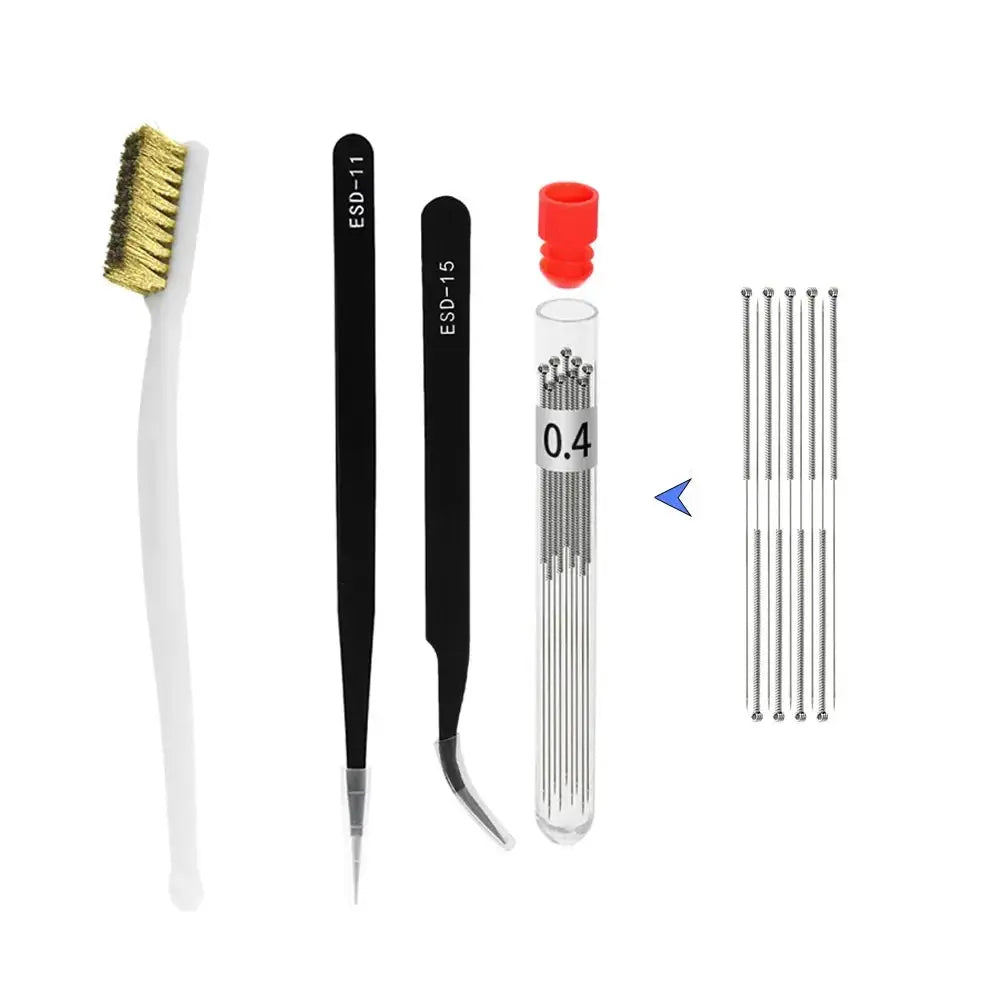 3D Printer Tool Kit Trimming Knife Scraper Cleaning Needle Tweezers Pliers Scraper Basic Deburring Tools Kit DIY 3D Printer Part - i3dyou