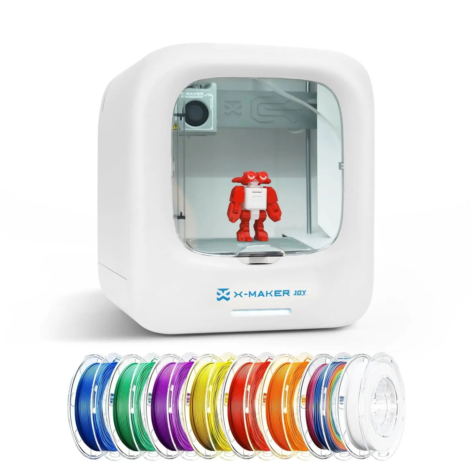 3D Printer for Kids, Beginner 3D Printer with 8 PLA Filament Set, Huge Toy Library & Modify, Wi-Fi & App Control, Create STEM Toys, High Precision 3D Printer W/ 15+ Mini 3D Design Module, X-Maker Joy - i3dyou