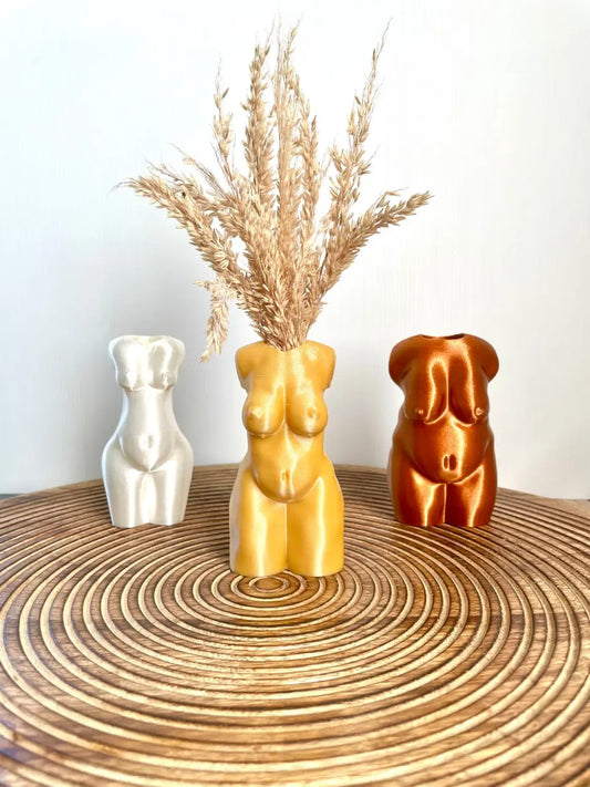 3d Vase Planter Women design Stl File i3dyou