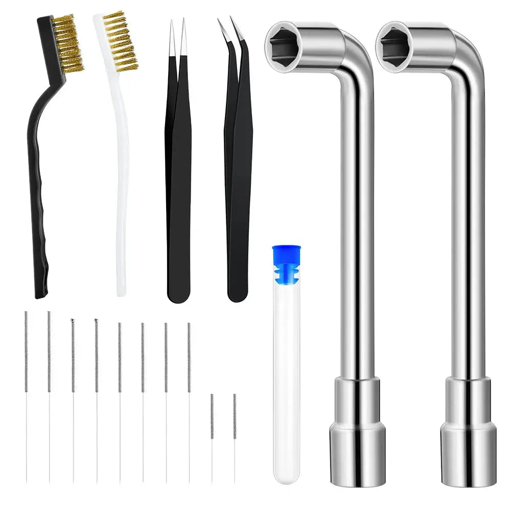 3d model's 3D Printer Tool Kit Trimming Knife Scraper Cleaning Needle Tweezers Pliers Deburring Kit DIY 3D Printing Tools - i3dyou