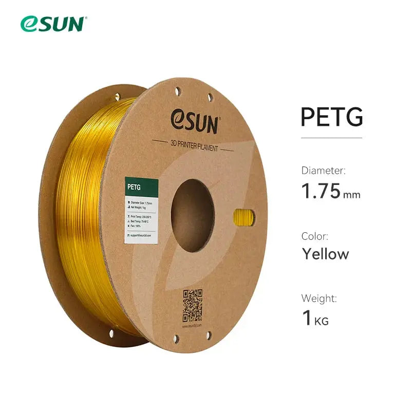 eSUN PETG Filament 1.75mm,3D Printer Filament PETG Accuracy +/- 0.05mm,1KG 2.2LBS Spool 3D Printing Materials for 3D Printers - i3dyou