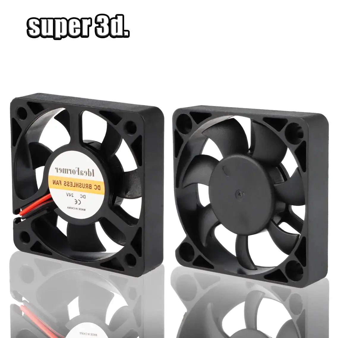 5015/4010/4020 12V&24V Cooling Turbo Fan Brushless 3D Printer Parts 2Pin For Extruder DC Cooler Blower Plastic Fans envio gratis - i3dyou