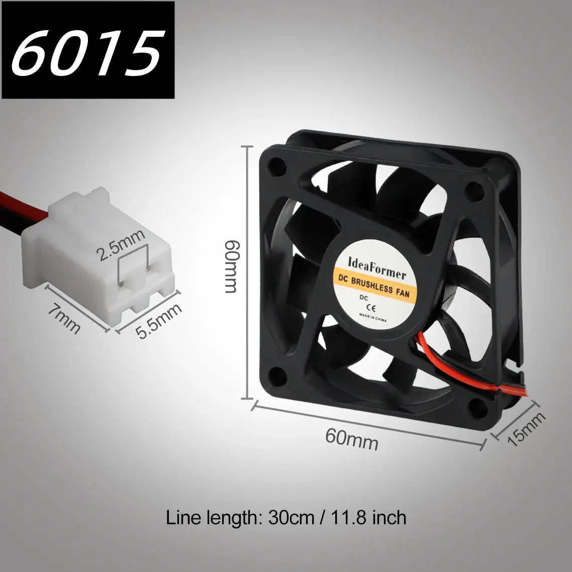 5015/4010/4020 12V&24V Cooling Turbo Fan Brushless 3D Printer Parts 2Pin For Extruder DC Cooler Blower Plastic Fans envio gratis - i3dyou