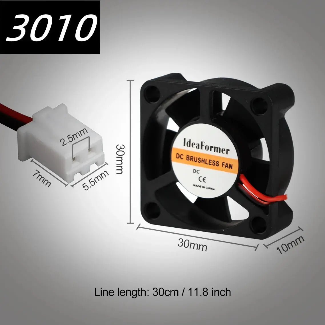 5015/4010/4020 12V&24V Cooling Turbo Fan Brushless 3D Printer Parts 2Pin For Extruder DC Cooler Blower Plastic Fans envio gratis - i3dyou