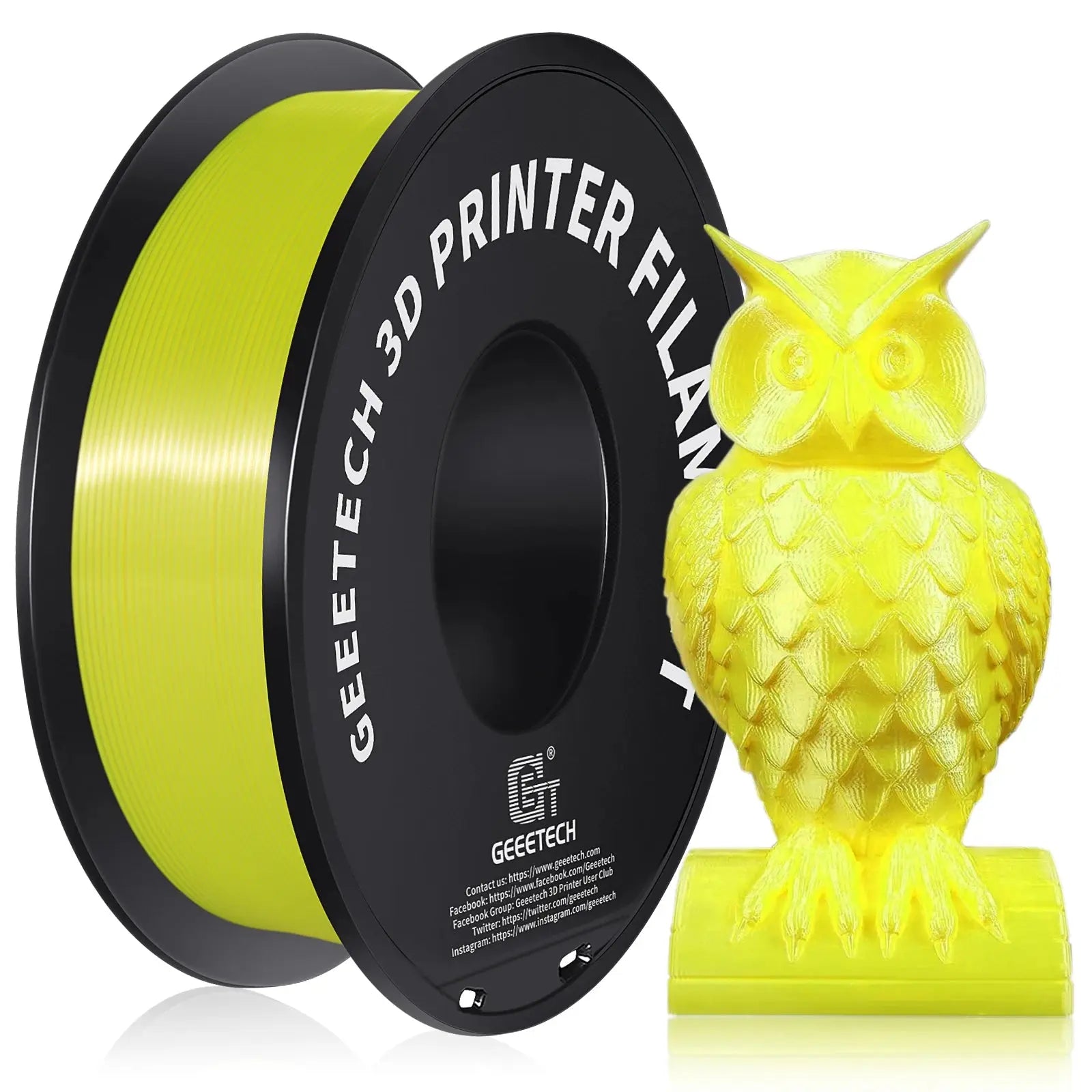 GEEETECH Silk PLA 3d Filament Wire 1kg 1.75mm Spool Wire 3D Printer Material 3D Print Refills, Fast Delivery Vacuum Package - i3dyou