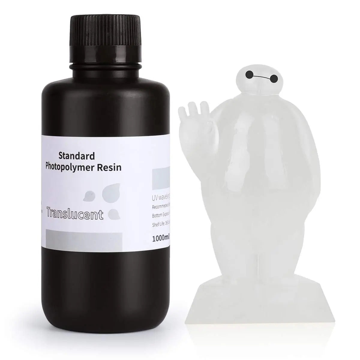 ELEGOO Upgraded 8K Standard Photopolymer 3D Printer Resin 405nm UV-Curing Resin Best for 8K/12K/14K Saturn MSLA DLP LCD 3D Printing Space Grey 1000G i3dyou