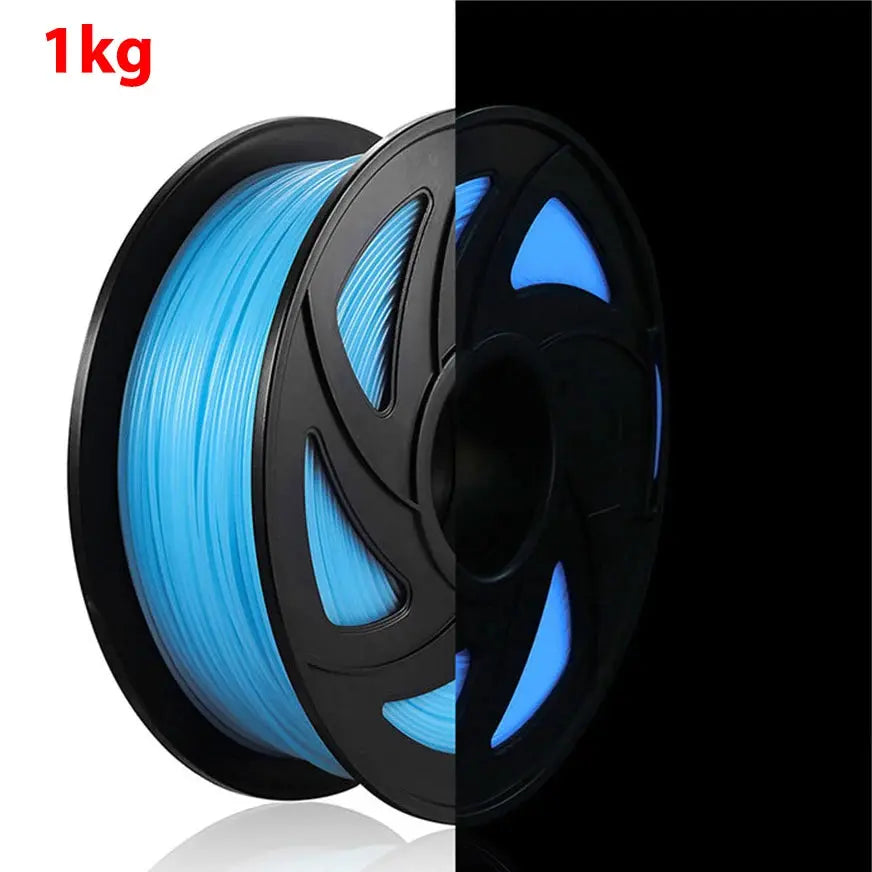 PLA Luminous Filament Rainbow Noctilucent Red Blue Luminous 250g, 500g PLA 3D Printing Plastic wire Vacuum Packaging i3dyou