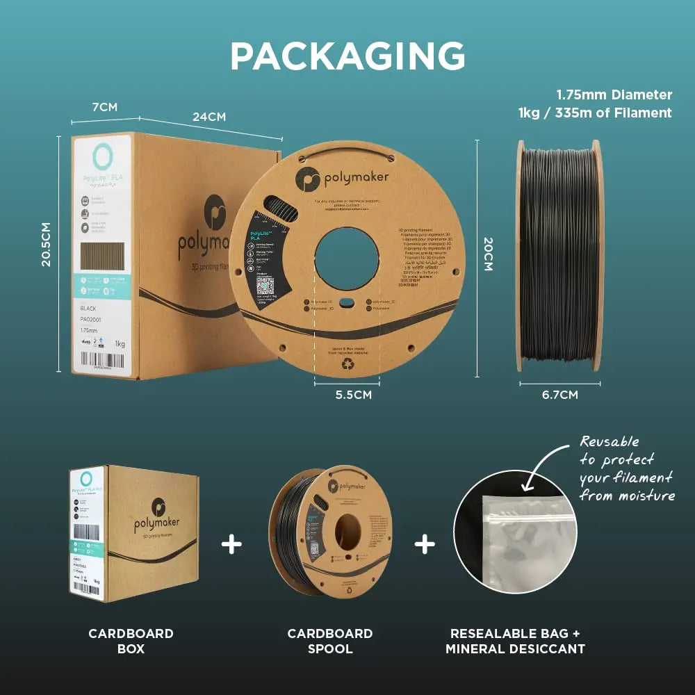 PLA Filament, Natural 3D Printer PLA Filament 1.75mm 1kg - PolyLite 3D Printing PLA Filament, Dimensional Accuracy +/- 0.03mm, Compatible with Most 3D Printer, Natural i3dyou