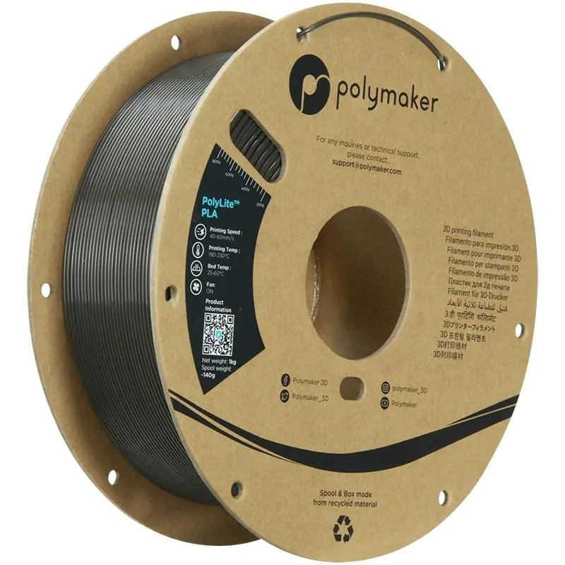 PLA Filament, Natural 3D Printer PLA Filament 1.75mm 1kg - PolyLite 3D Printing PLA Filament, Dimensional Accuracy +/- 0.03mm, Compatible with Most 3D Printer, Natural i3dyou
