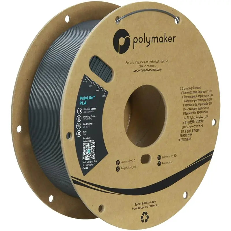 PLA Filament, Natural 3D Printer PLA Filament 1.75mm 1kg - PolyLite 3D Printing PLA Filament, Dimensional Accuracy +/- 0.03mm, Compatible with Most 3D Printer, Natural i3dyou