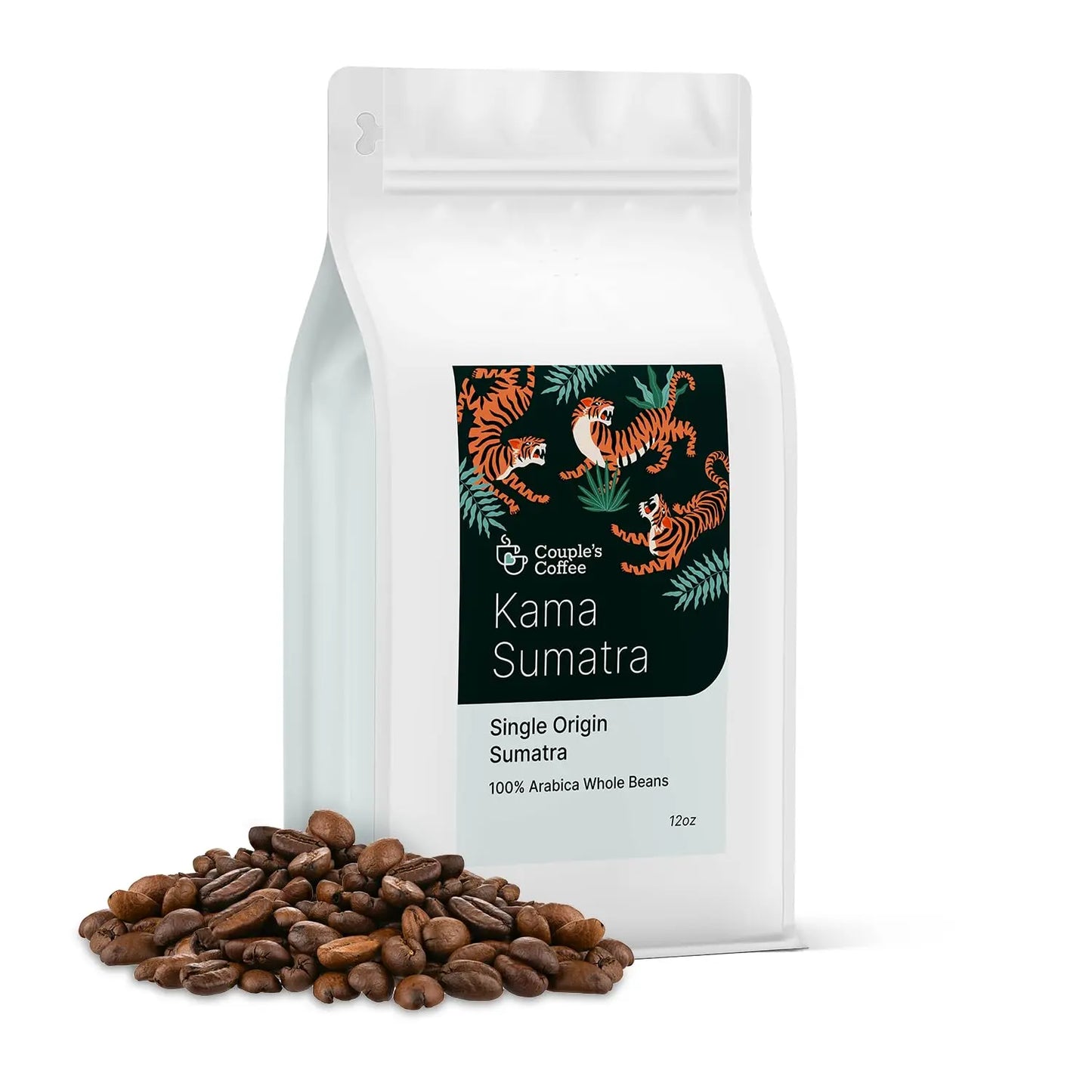 Couple's Coffee Ground Coffee | Jamaican Me Crazy Medium Roast Coffee Blend | Made with 100% Arabica Beans | 12oz bag brews about 34 cups i3dyou