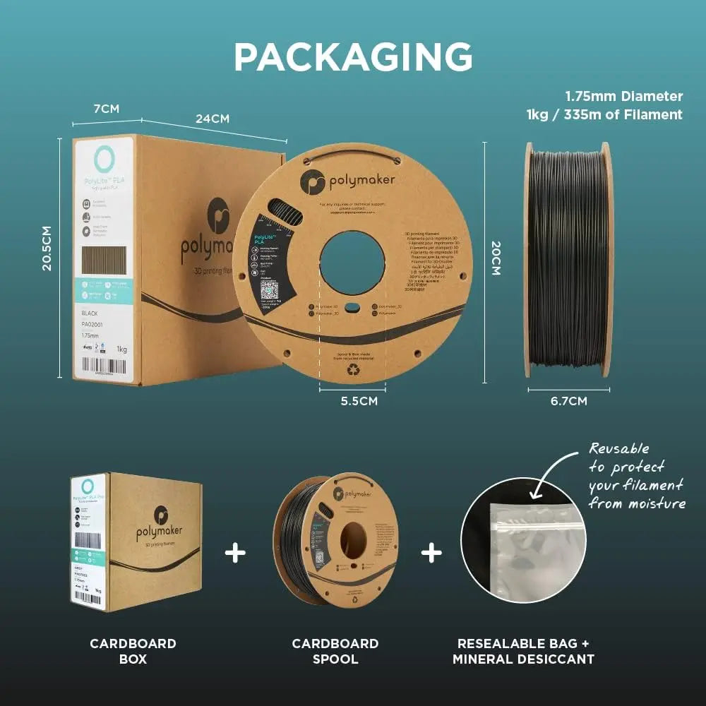 PLA Filament, Natural 3D Printer PLA Filament 1.75mm 1kg - PolyLite 3D Printing PLA Filament, Dimensional Accuracy +/- 0.03mm, Compatible with Most 3D Printer, Natural i3dyou