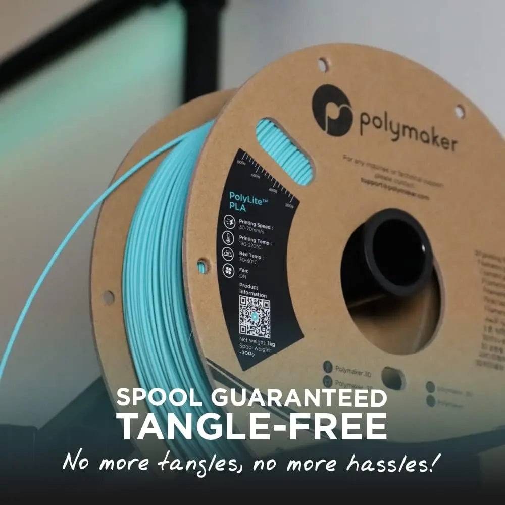 PLA Filament, Natural 3D Printer PLA Filament 1.75mm 1kg - PolyLite 3D Printing PLA Filament, Dimensional Accuracy +/- 0.03mm, Compatible with Most 3D Printer, Natural i3dyou