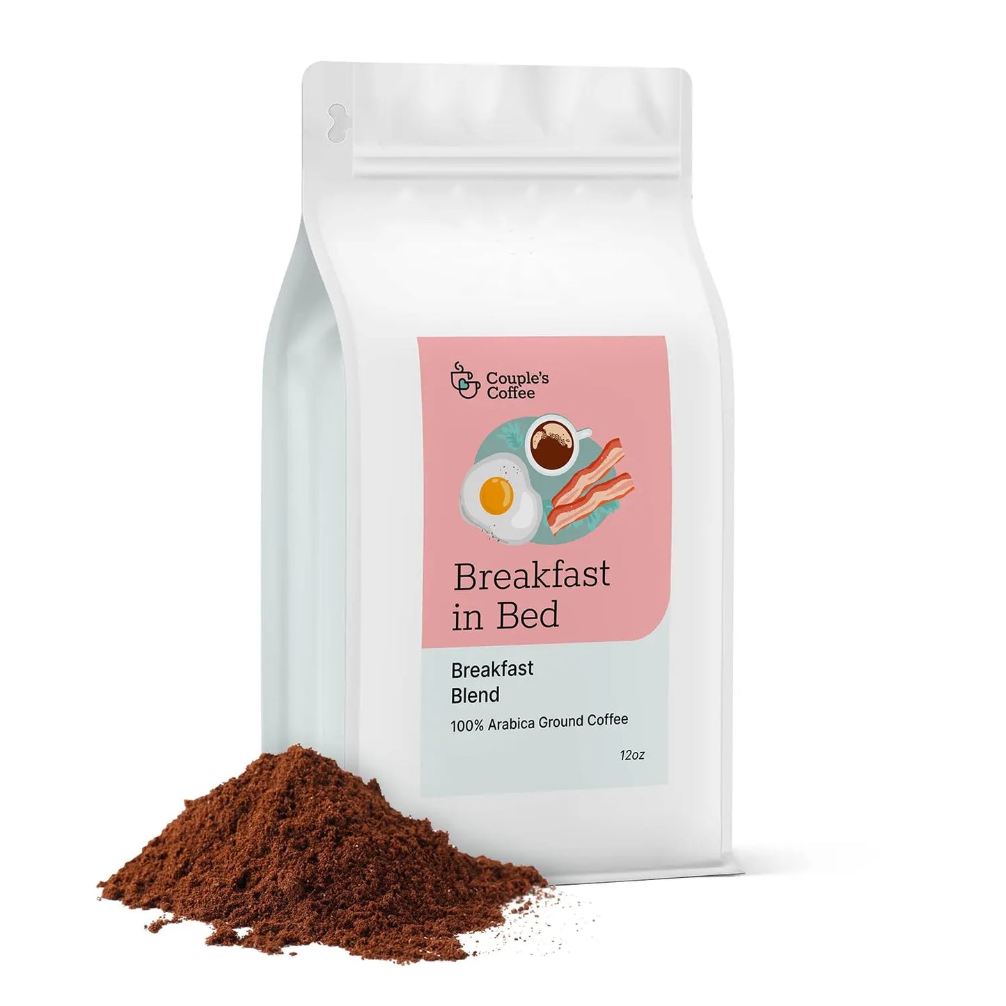 Couple's Coffee Ground Coffee | Jamaican Me Crazy Medium Roast Coffee Blend | Made with 100% Arabica Beans | 12oz bag brews about 34 cups i3dyou