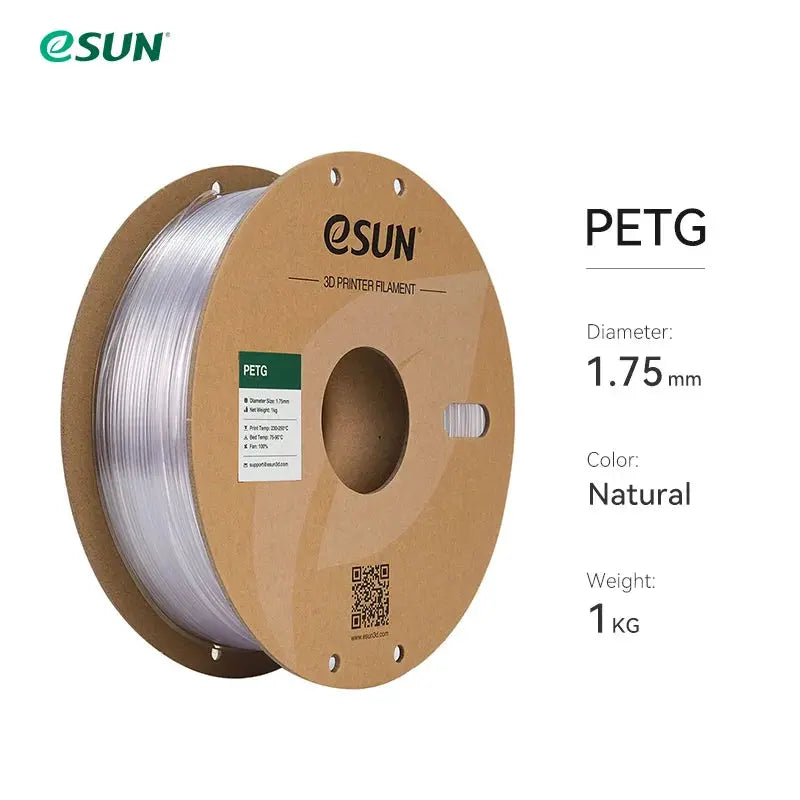eSUN PETG Filament 1.75mm,3D Printer Filament PETG Accuracy +/- 0.05mm,1KG 2.2LBS Spool 3D Printing Materials for 3D Printers - i3dyou