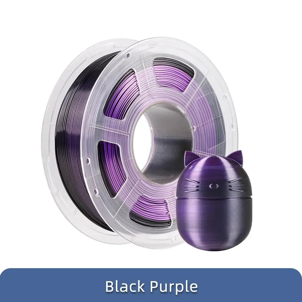ANYCUBIC Silk PLA Dual-Color Tri-Colo 1.75mm PLA Filament 1KG For FDM 3D Printer Shine Bright Multicolor 3D Printing Material - i3dyou