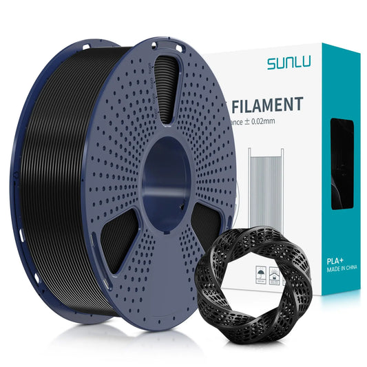 Neatly Wound PLA+ Filament 1.75mm Black i3dyou
