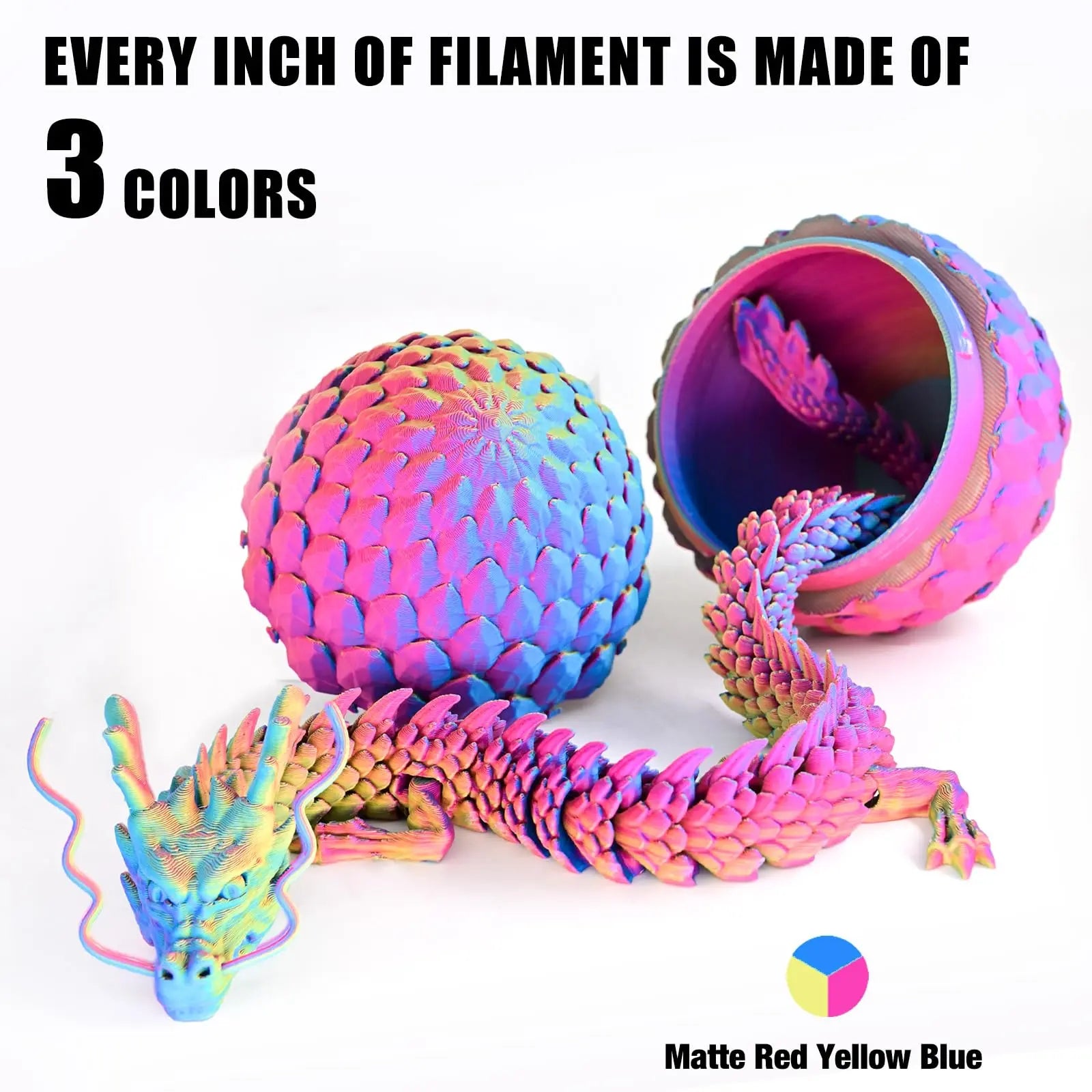 OVV3D 3D Printer Filament, PLA Filament 1.75mm Bundle, Dual Color Filament, Coextrusion 3D Filament, Silk PLA, 3D Printing Filament +/-0.02mm, 200g X 4 Spool i3dyou