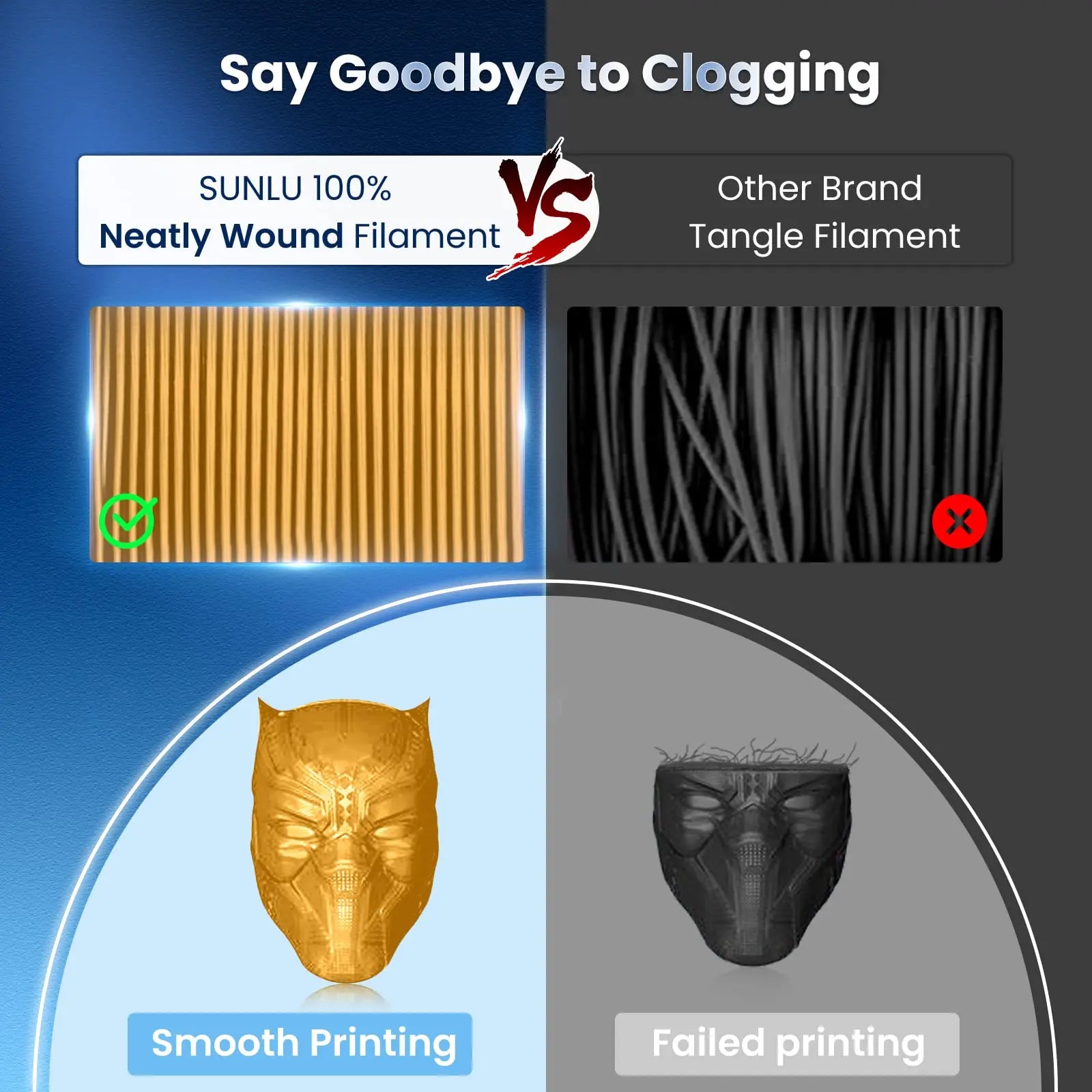 Neatly Wound PLA+ Filament 1.75mm Black i3dyou