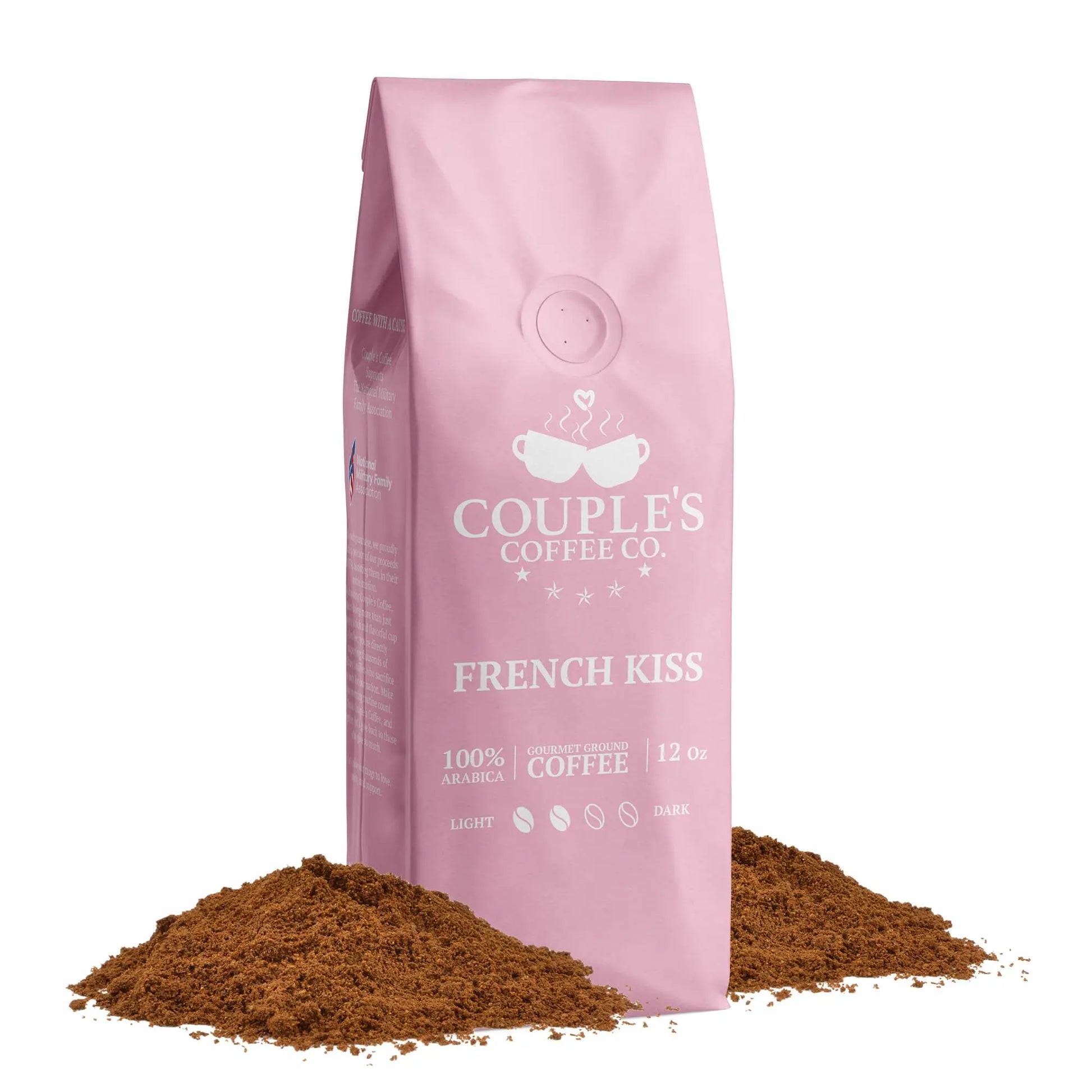 Couple's Coffee Ground Coffee | Jamaican Me Crazy Medium Roast Coffee Blend | Made with 100% Arabica Beans | 12oz bag brews about 34 cups i3dyou