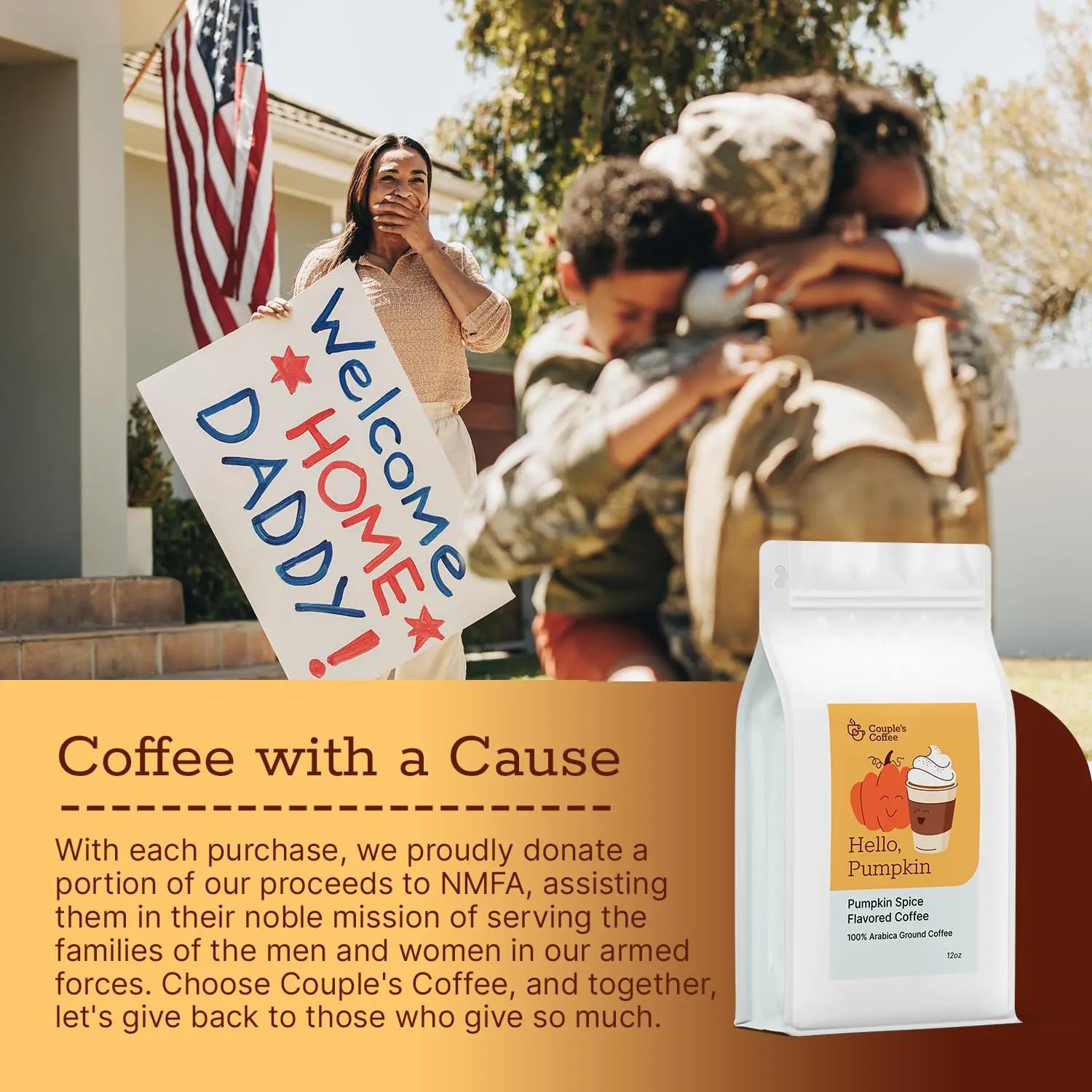 Couple's Coffee Ground Coffee | Jamaican Me Crazy Medium Roast Coffee Blend | Made with 100% Arabica Beans | 12oz bag brews about 34 cups i3dyou