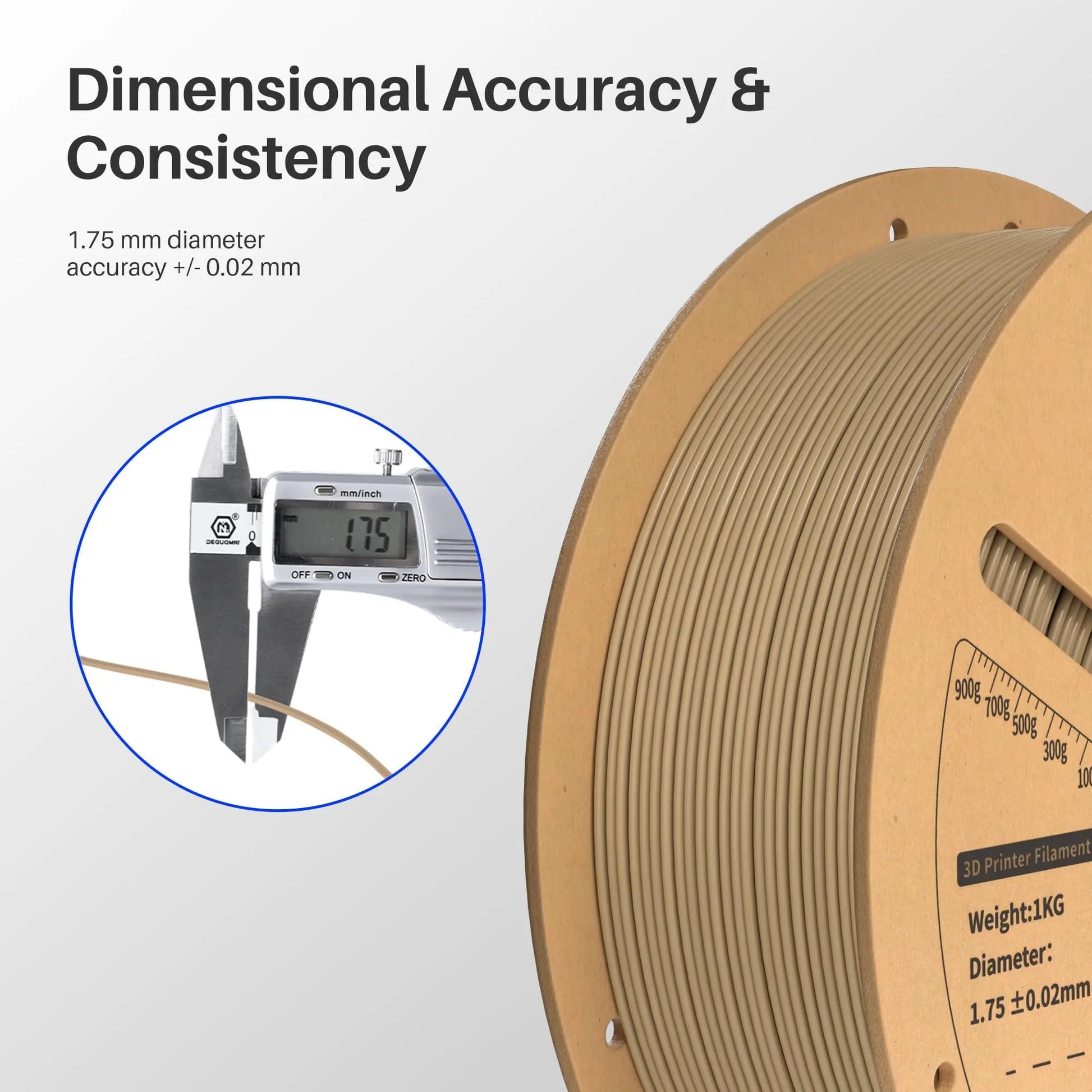 ELEGOO PLA Filament 1.75mm Black 2KG, 3D Printer Filament Dimensional Accuracy +/- 0.02mm, 2 Pack 1kg Cardboard Spool(2.2lbs) 3D Printing Filament Fits for Most FDM 3D Printers i3dyou