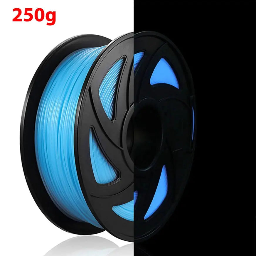 PLA Luminous Filament Rainbow Noctilucent Red Blue Luminous 250g, 500g PLA 3D Printing Plastic wire Vacuum Packaging i3dyou