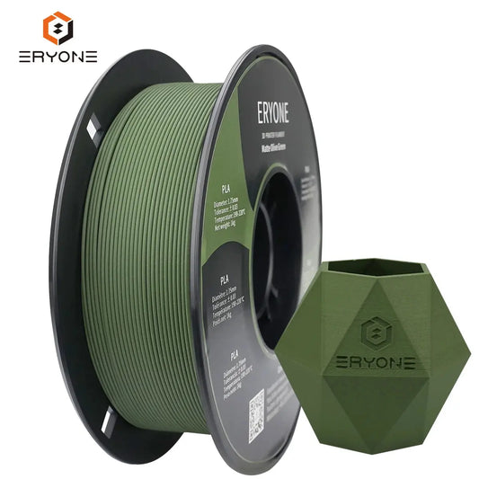 ERYONE Matte PLA Filament 1KG Spool 1.75mm 1.45 Density (g/cm3) Matte PLA Filament For FDM 3D Printer Fast Free Shipping i3dyou