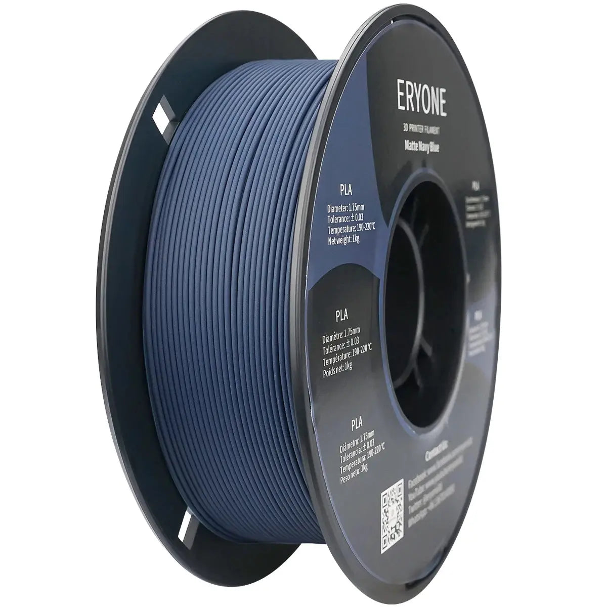 ERYONE Matte PLA Filament 1KG Spool 1.75mm 1.45 Density (g/cm3) Matte PLA Filament For FDM 3D Printer Fast Free Shipping i3dyou