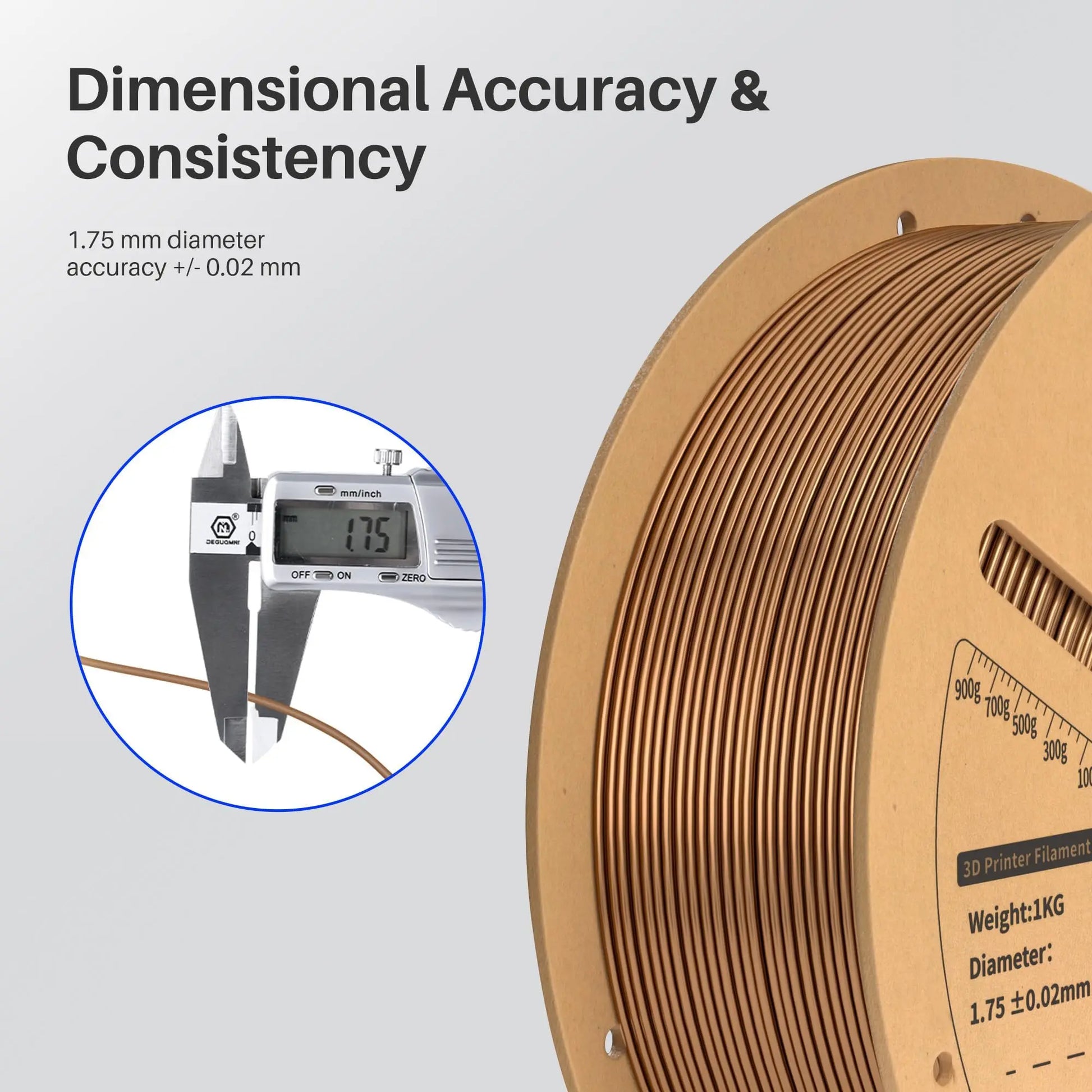 ELEGOO PLA Filament 1.75mm Black 2KG, 3D Printer Filament Dimensional Accuracy +/- 0.02mm, 2 Pack 1kg Cardboard Spool(2.2lbs) 3D Printing Filament Fits for Most FDM 3D Printers i3dyou