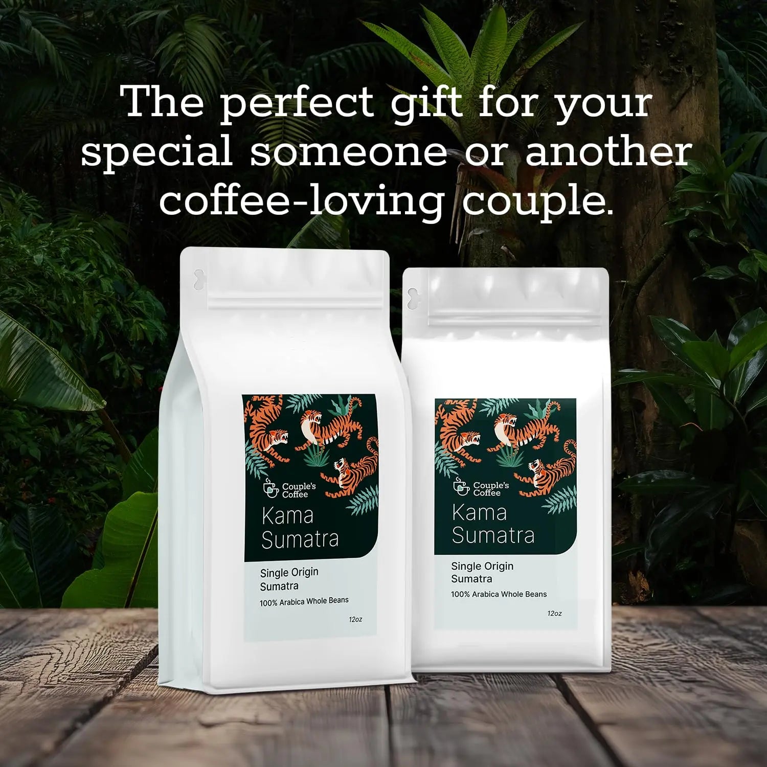 Couple's Coffee Ground Coffee | Jamaican Me Crazy Medium Roast Coffee Blend | Made with 100% Arabica Beans | 12oz bag brews about 34 cups i3dyou