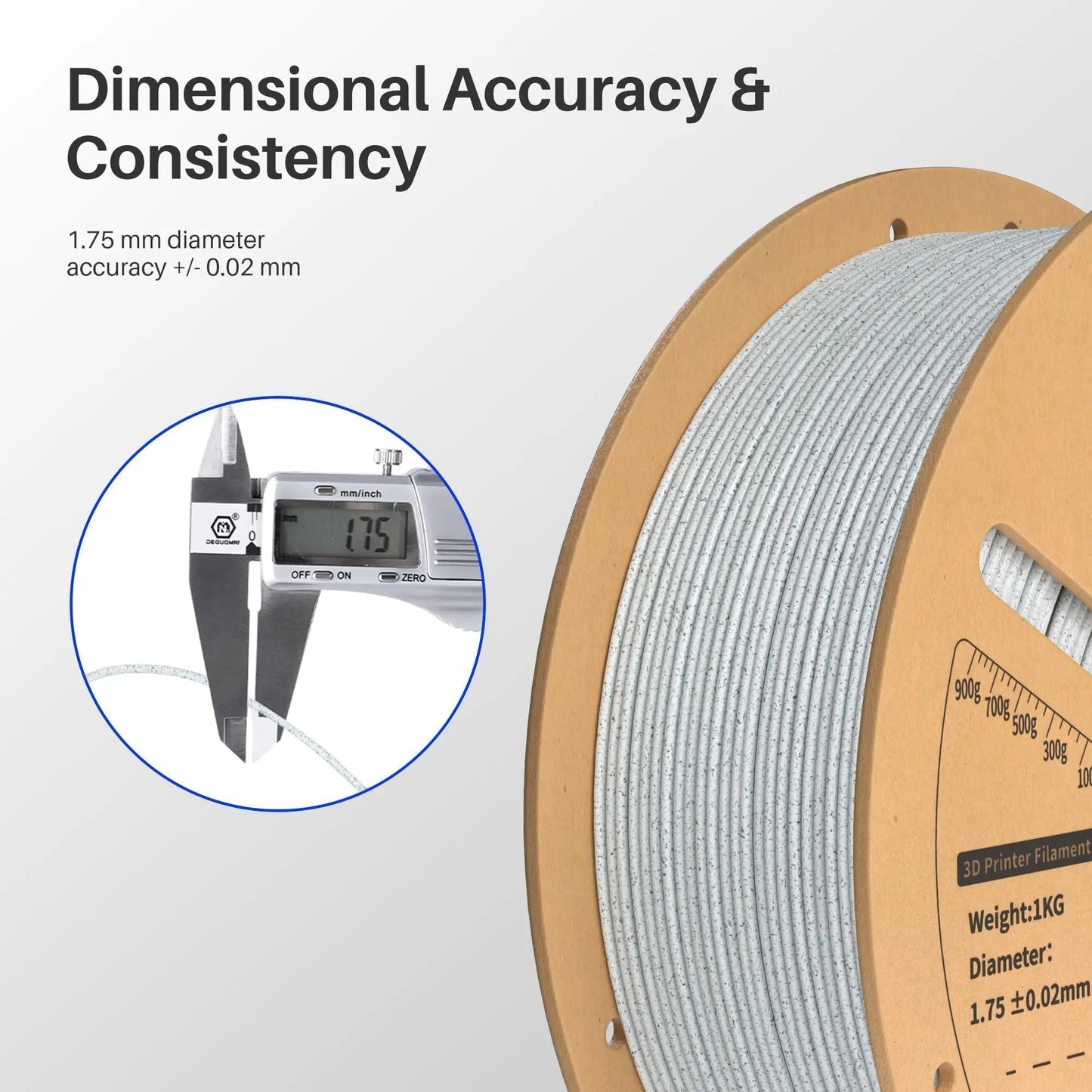 ELEGOO PLA Filament 1.75mm Black 2KG, 3D Printer Filament Dimensional Accuracy +/- 0.02mm, 2 Pack 1kg Cardboard Spool(2.2lbs) 3D Printing Filament Fits for Most FDM 3D Printers i3dyou