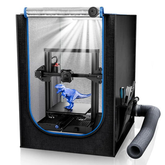 3D Printer Enclosure with LED Lighting, Fireproof Dustproof Tent Constant Temperature Protective i3dyou