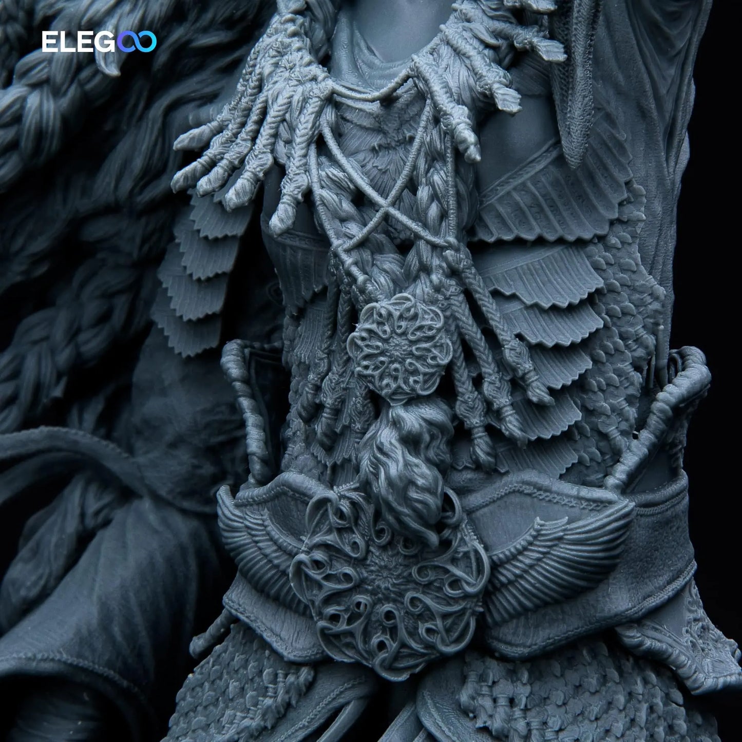 ELEGOO Upgraded 8K Standard Photopolymer 3D Printer Resin 405nm UV-Curing Resin Best for 8K/12K/14K Saturn MSLA DLP LCD 3D Printing Space Grey 1000G i3dyou